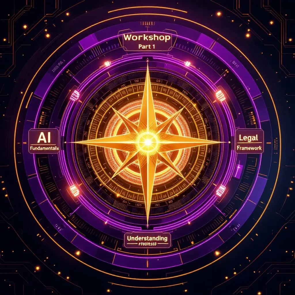 a circular pattern with a star in the center
